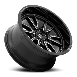 Fuel Offroad D761 CLASH Gloss Black Milled 22x12 -44 6x135mm 87.1mm