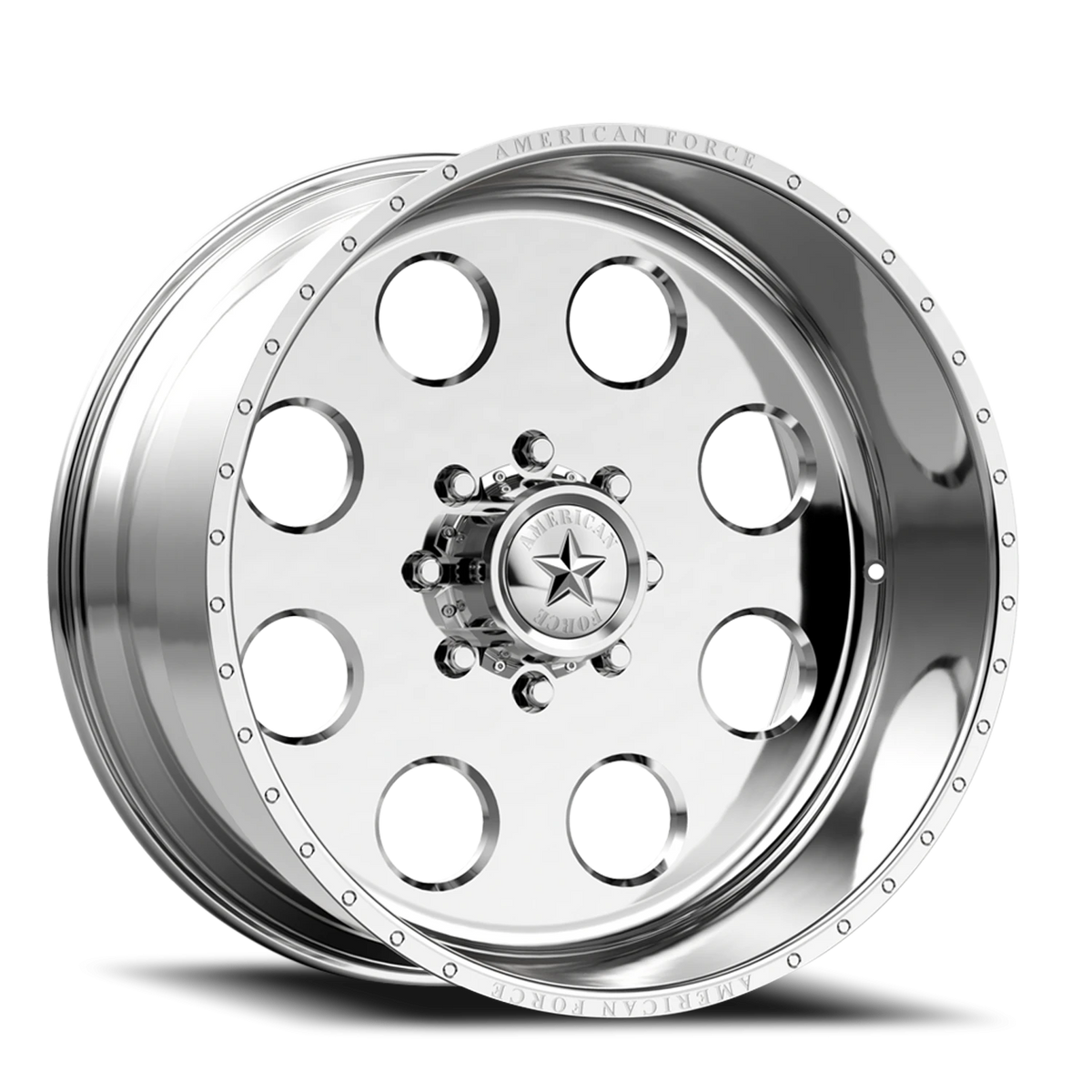 American Force 1 Classic SS Polished 22x12 -40 5x139.7mm 108mm - Wheelwiz