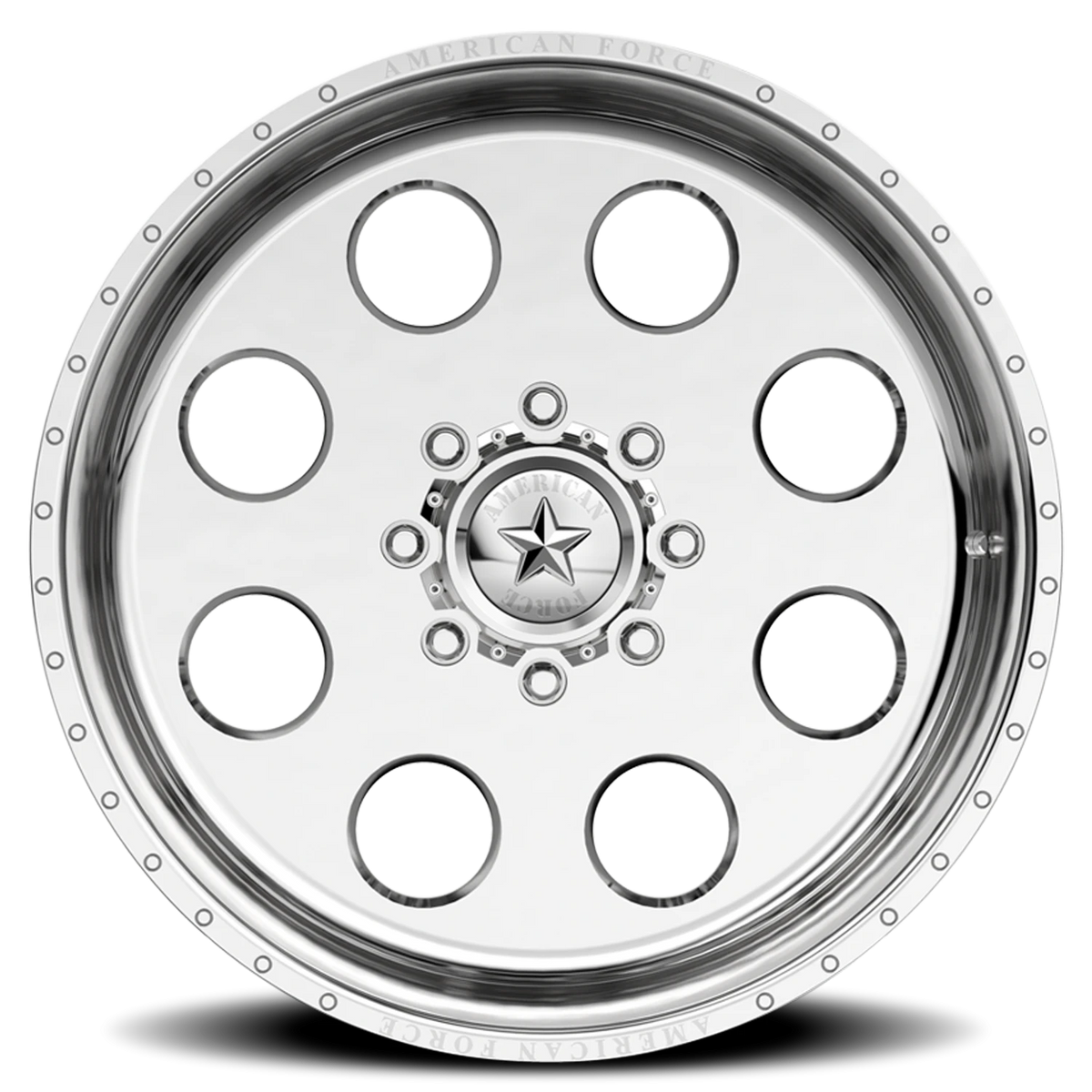American Force 1 Classic SS Polished 20x10 -25 5x139.7mm 108mm - Wheelwiz