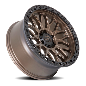Lock Offroad Combat Matte Bronze W/ Matte Black Ring 20x9 0 5x127mm 71.5mm