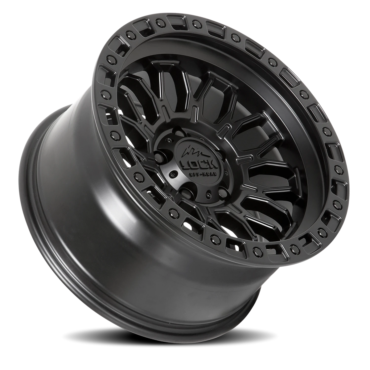 Lock Offroad Combat Matte Black W/ Matte Black Ring 20x10 +18 8x170mm 125.2mm