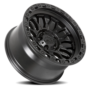 Lock Offroad Combat Matte Black W/ Matte Black Ring 20x10 +18 8x170mm 125.2mm