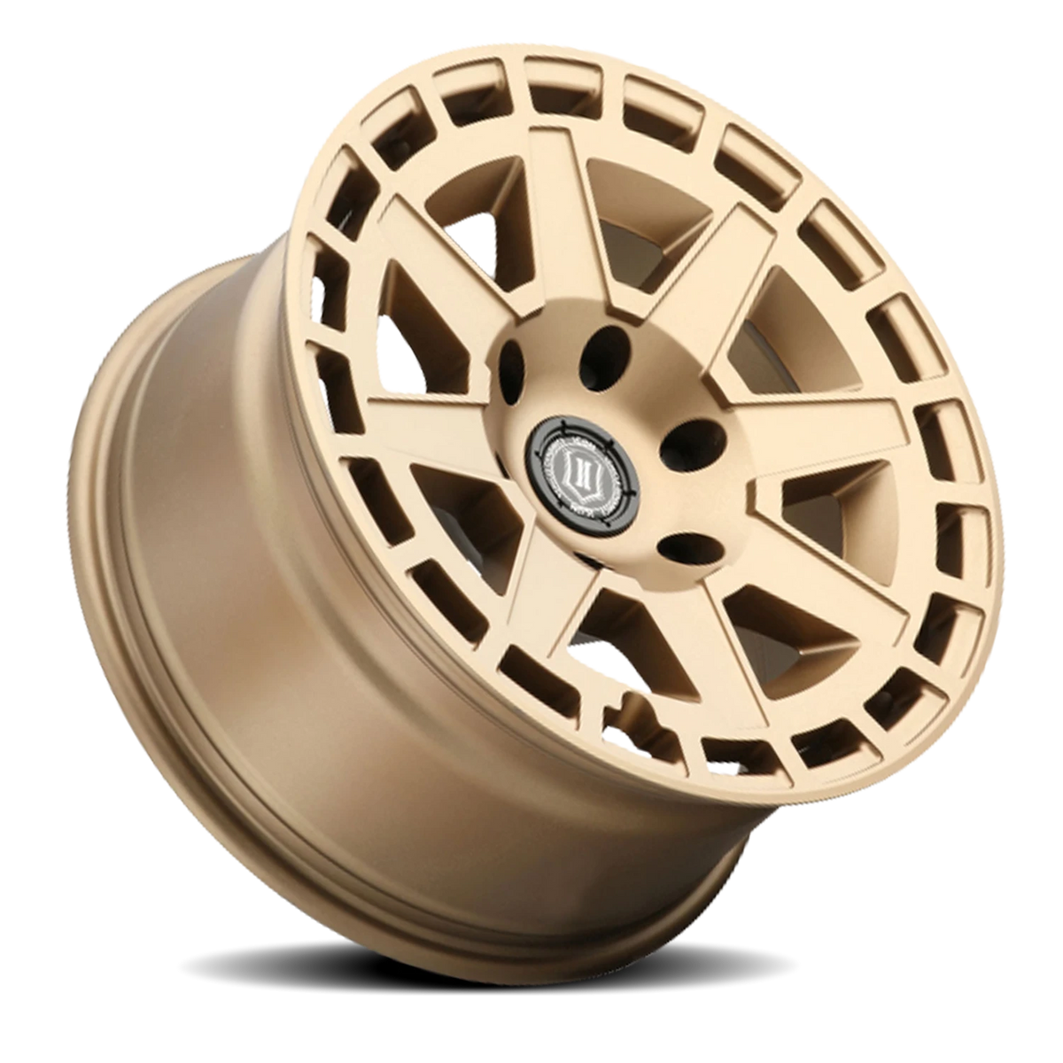 Icon Alloys Compass Satin Satin Brass 17x8.5 -6 5x127mm 71.5mm
