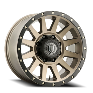 Icon Alloys Compression HD Bronze 18x9 +6 8x170mm 125mm
