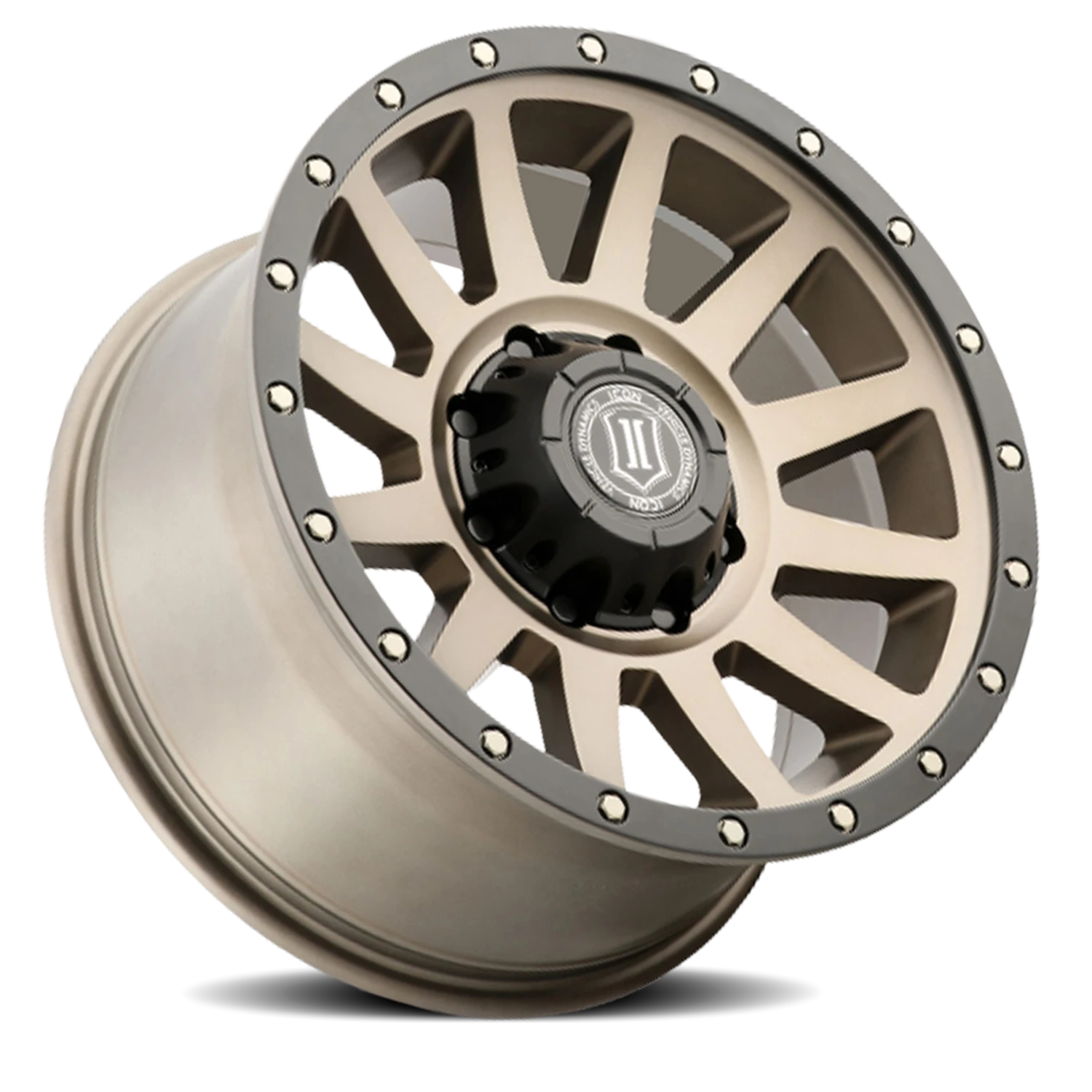 Icon Alloys Compression HD Bronze 18x9 +12 8x165.1mm 121.4mm