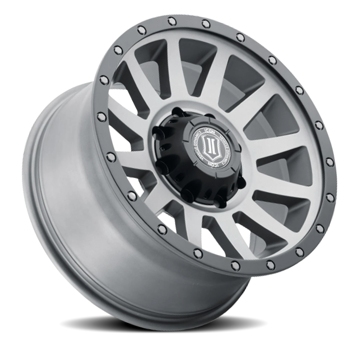Icon Alloys Compression HD Titanium 18x9 +6 8x170mm 125mm