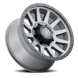 Icon Alloys Compression HD Titanium 18x9 +12 8x165.1mm 121.4mm
