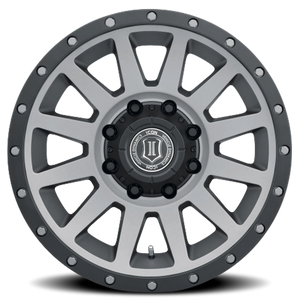 Icon Alloys Compression HD Titanium 18x9 +6 8x170mm 125mm