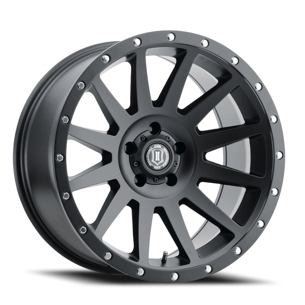 Icon Alloys Compression Satin Black 18x9 +25 5x150mm 110.1mm