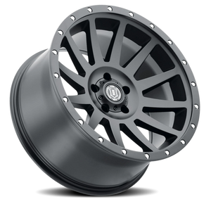 Icon Alloys Compression Satin Black 18x9 -12 5x127mm 71.5mm