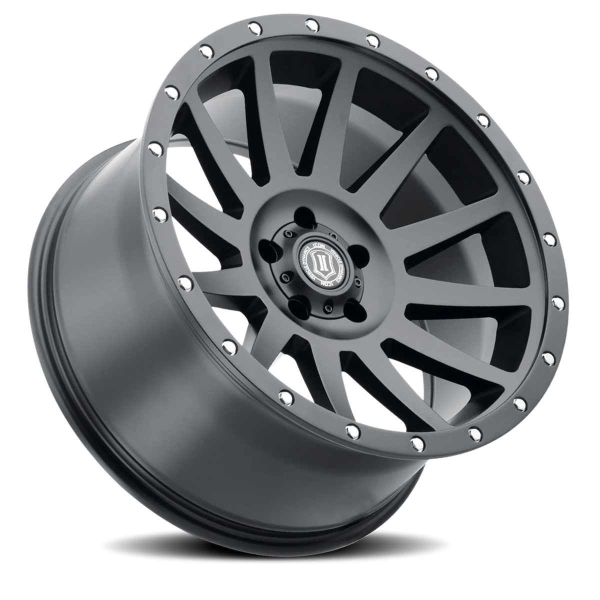 Icon Alloys Compression Satin Black 18x9 +25 5x150mm 110.1mm