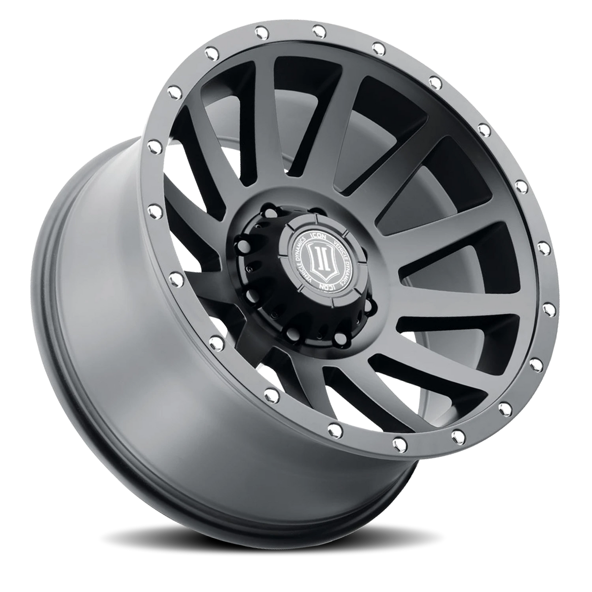Icon Alloys Compression Satin Black 20x10 -19 8x170mm 125mm
