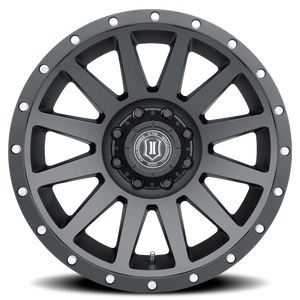 Icon Alloys Compression Satin Black 20x10 -19 8x165.1mm 121.4mm