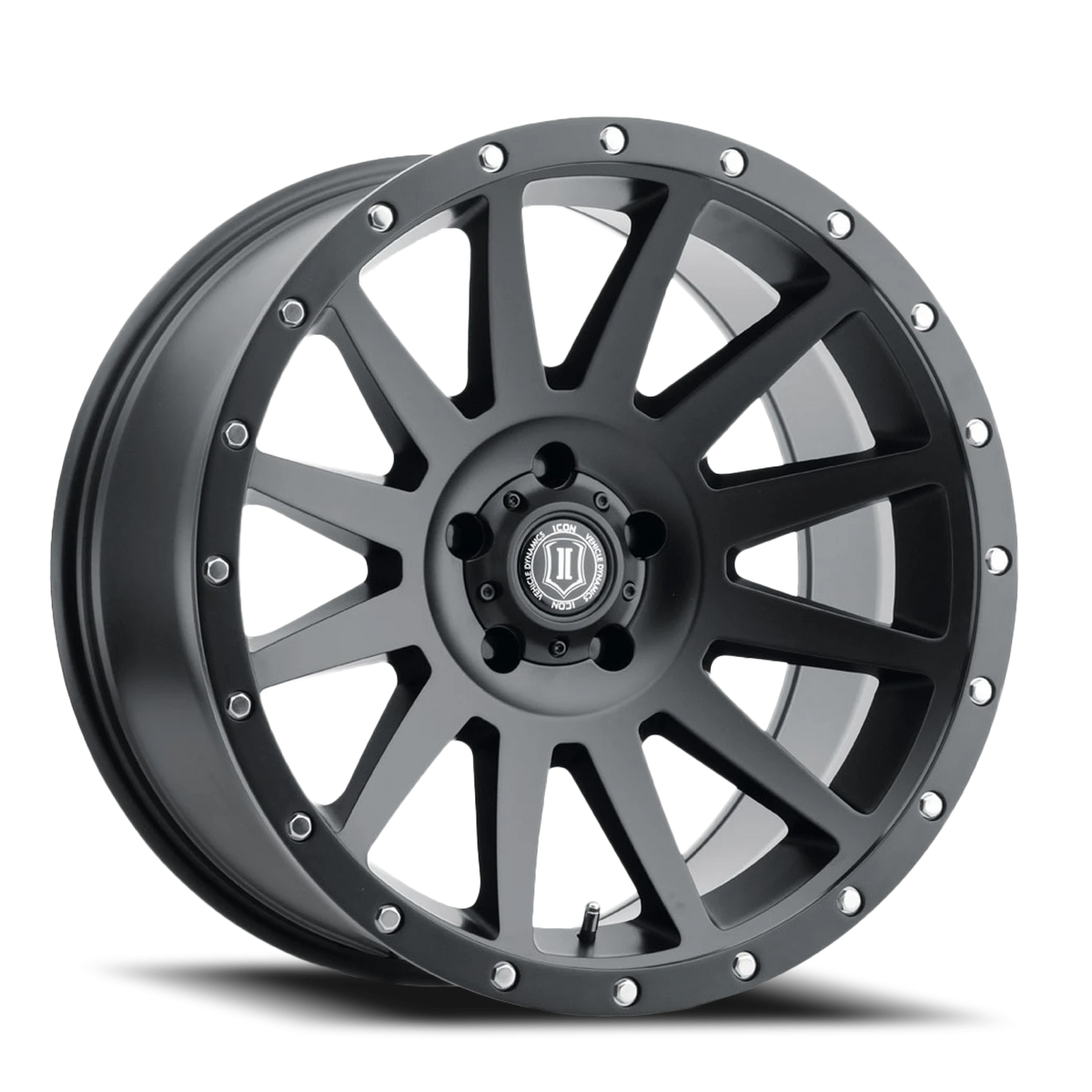 Icon Alloys Compression Satin Black 20x10 -19 5x150mm 110.1mm