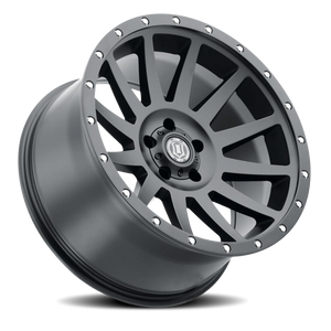 Icon Alloys Compression Satin Black 20x10 -19 5x150mm 110.1mm