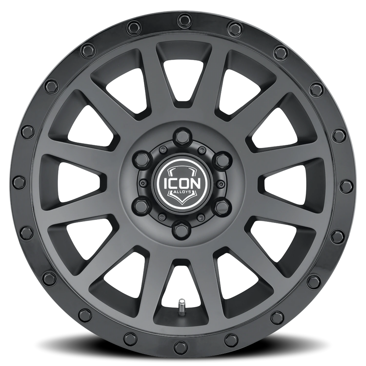 Icon Alloys Compression Double Black 18x9 +25 5x150mm 110.1mm