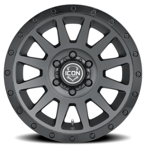 Icon Alloys Compression Double Black 17x8.5 +25 5x150mm 110.1mm