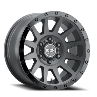 Icon Alloys Compression Double Black 18x9 0 6x139.7mm 106.1mm