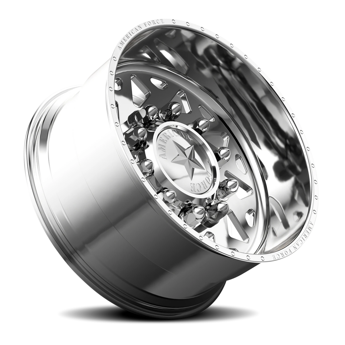 American Force 6H01 Contra SD Polished 22x11 0 8x165.1mm 117mm - Wheelwiz