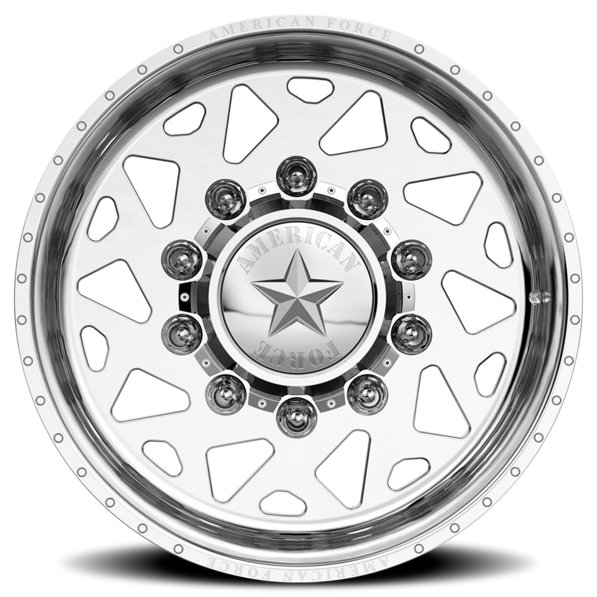 American Force 6H01 Contra SD Polished 24x12 -40 8x165.1mm 122mm - Wheelwiz