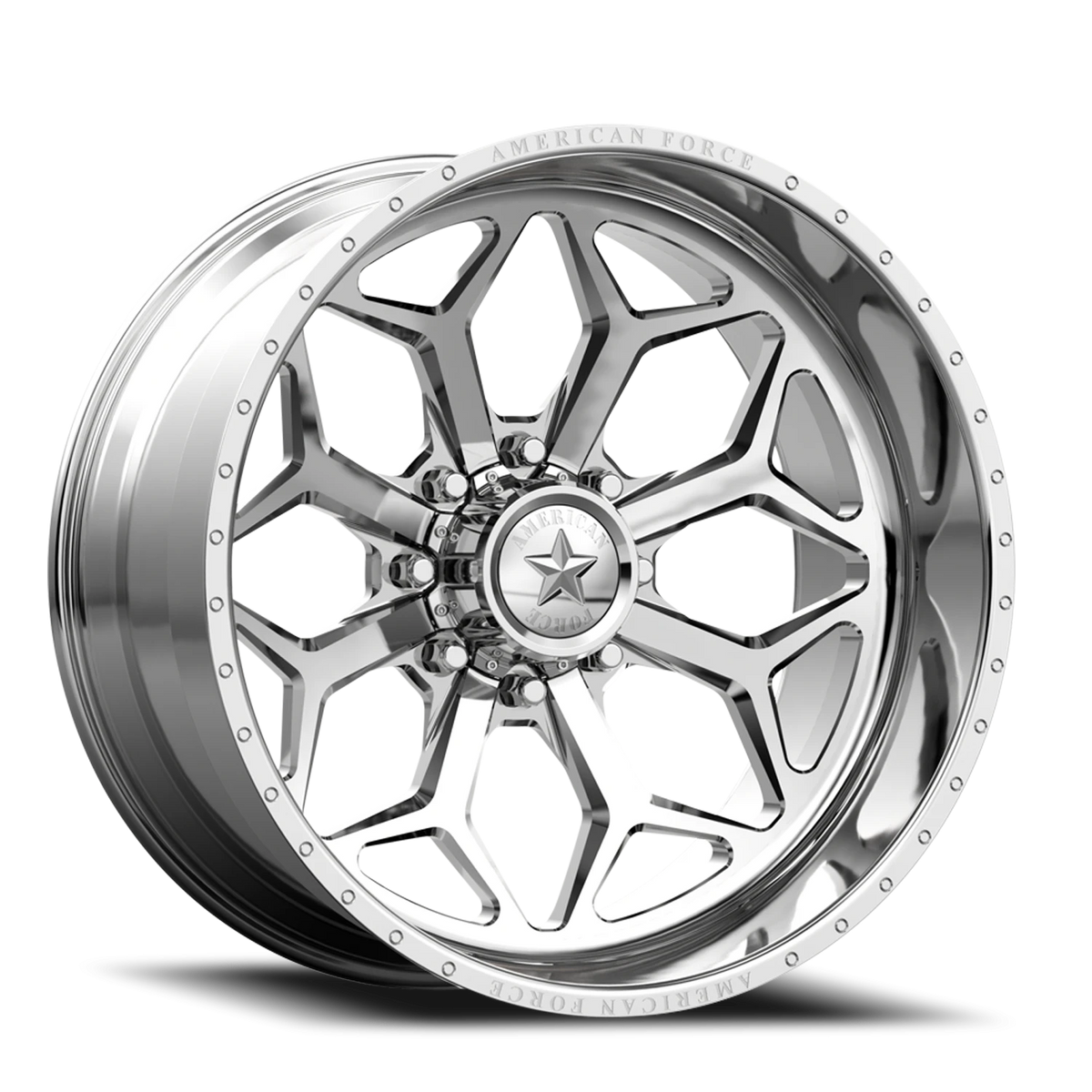 American Force CKH11 Cortex CC Polished 22x12 -55 8x180mm 124mm - Wheelwiz