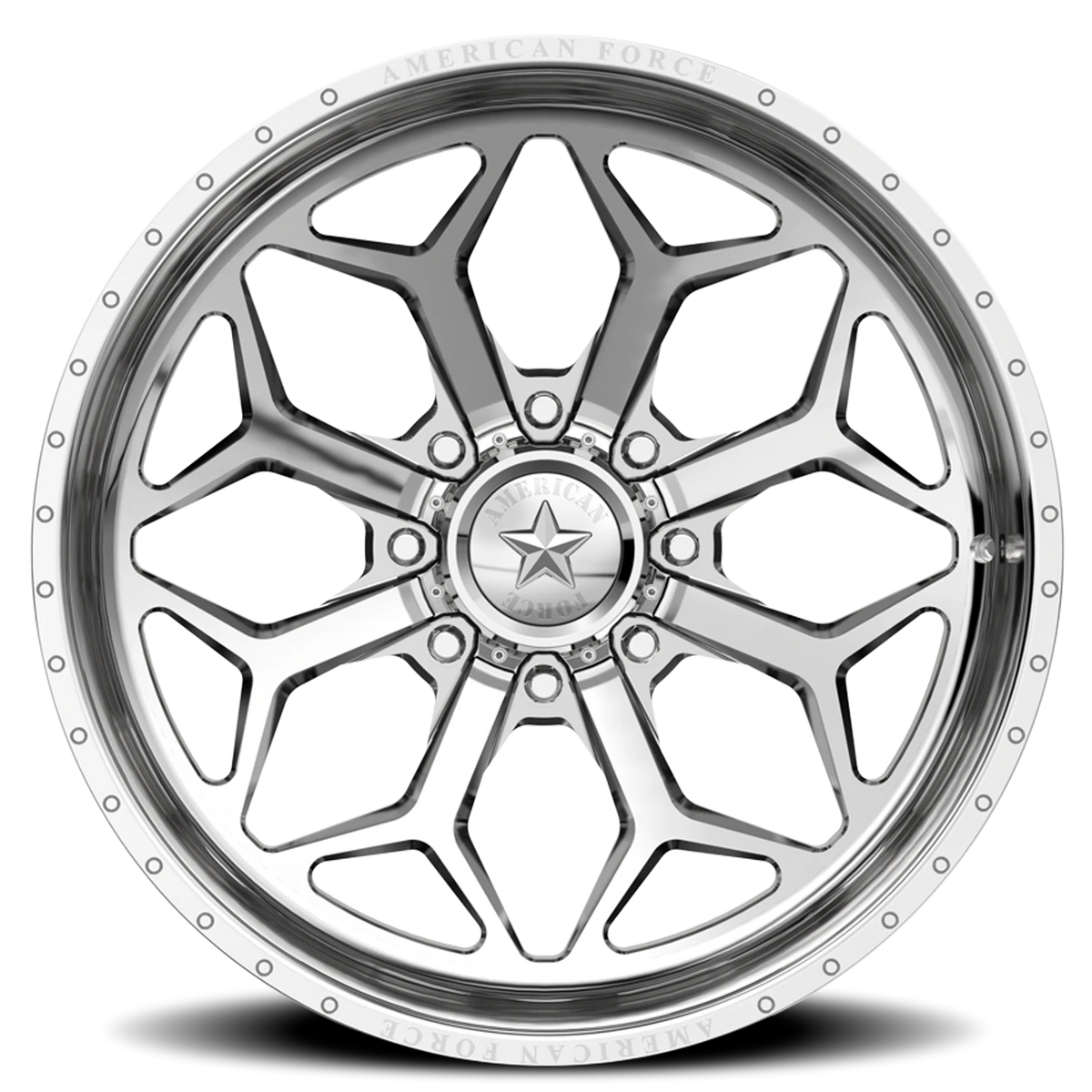 American Force CKH11 Cortex CC Polished 22x12 -55 8x180mm 124mm - Wheelwiz
