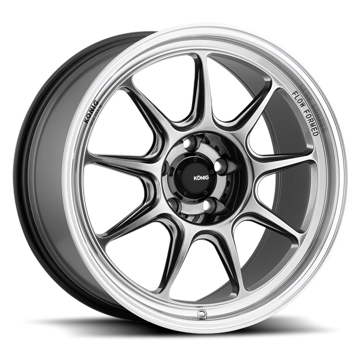 Konig Countergram Chrome Hyper Chrome W/ Machined Lip 17x9 +25 5x114.3mm 73.1mm - Wheelwiz