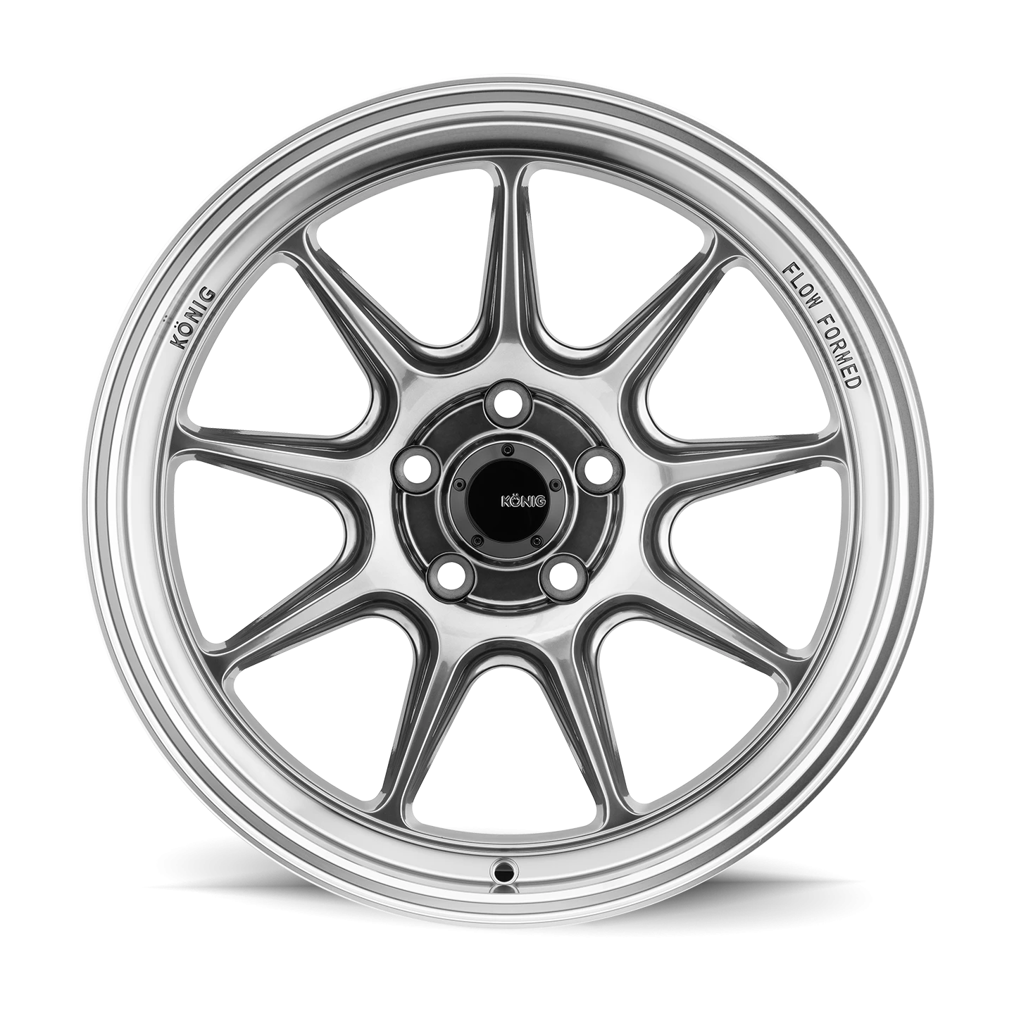 Konig Countergram Chrome Hyper Chrome W/ Machined Lip 17x9 +25 5x114.3mm 73.1mm - Wheelwiz
