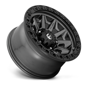 Fuel Offroad D716 COVERT Matte Gun Metal Black Bead Ring 18x9 +01 6x139.7mm 106.1mm