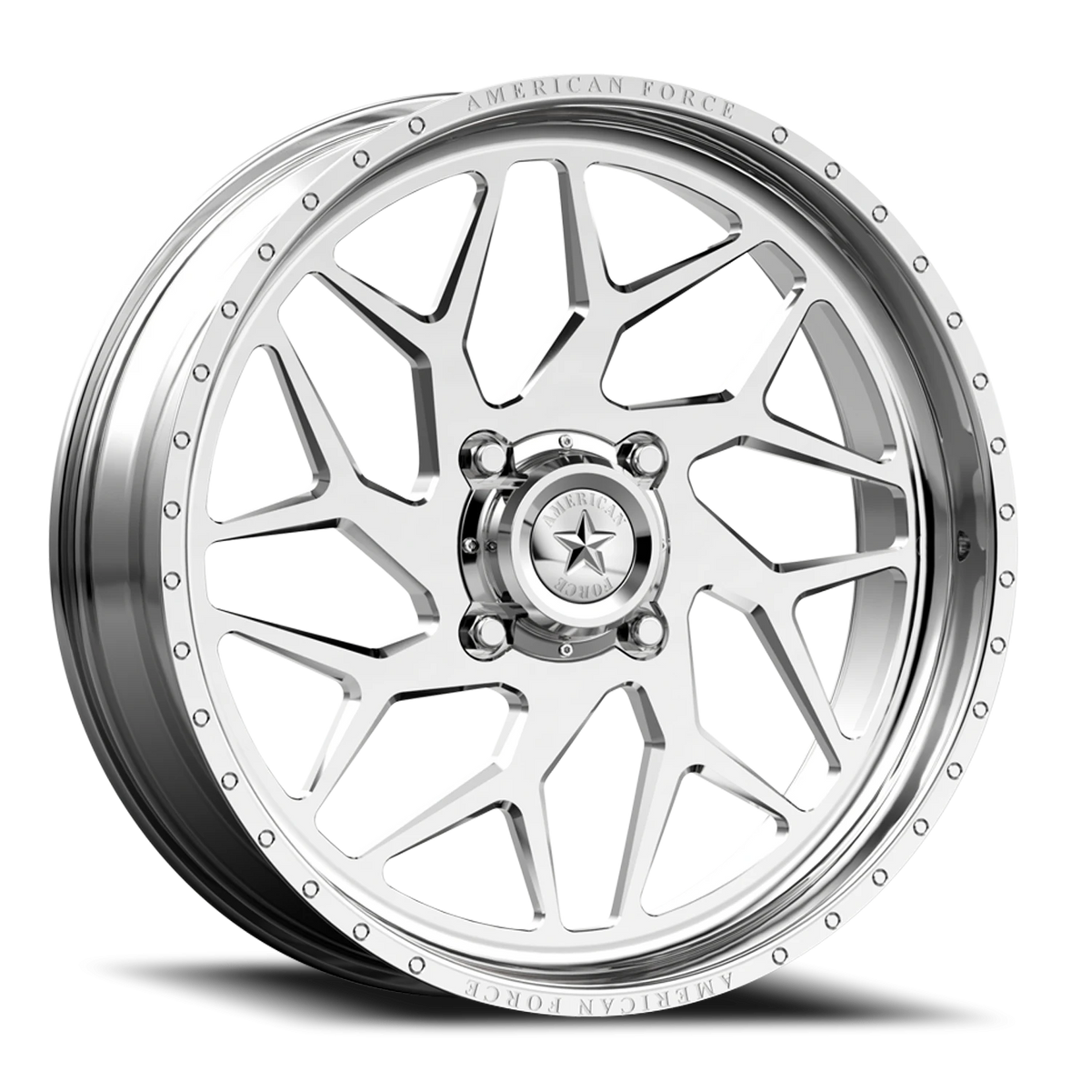 American Force K05 Coyote UTV Polished 24x7 0 4x156mm 115mm - Wheelwiz