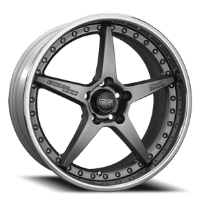 OZ Racing Crono III Matte Graphite Silver 20x10 +33 5x120mm 79mm - Wheelwiz