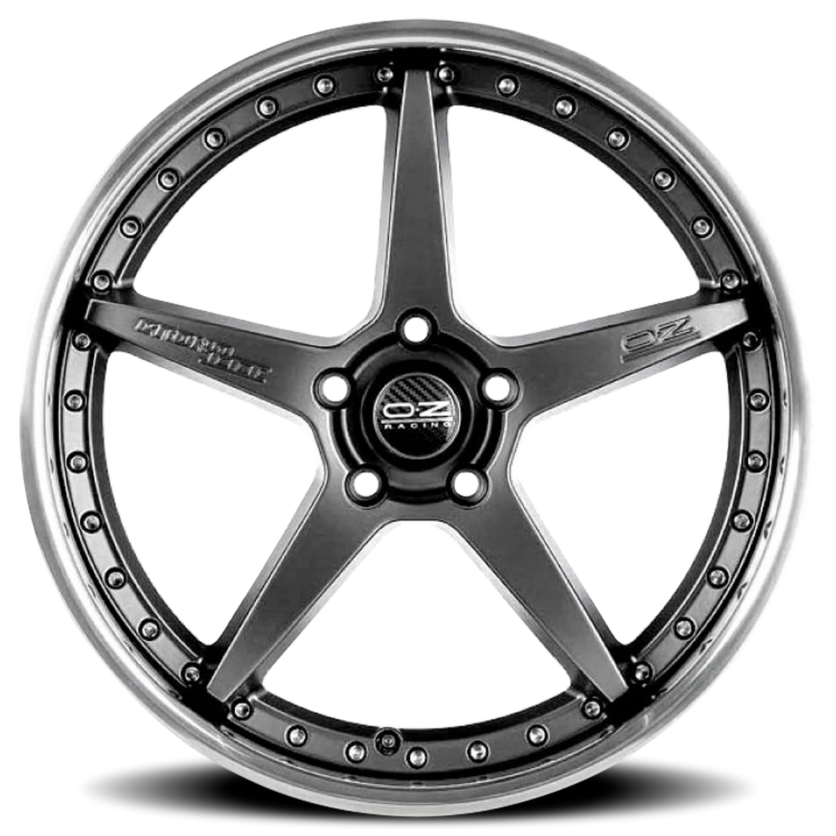 OZ Racing Crono III Matte Graphite Silver 20x9.5 +46 5x130mm 71.56mm - Wheelwiz