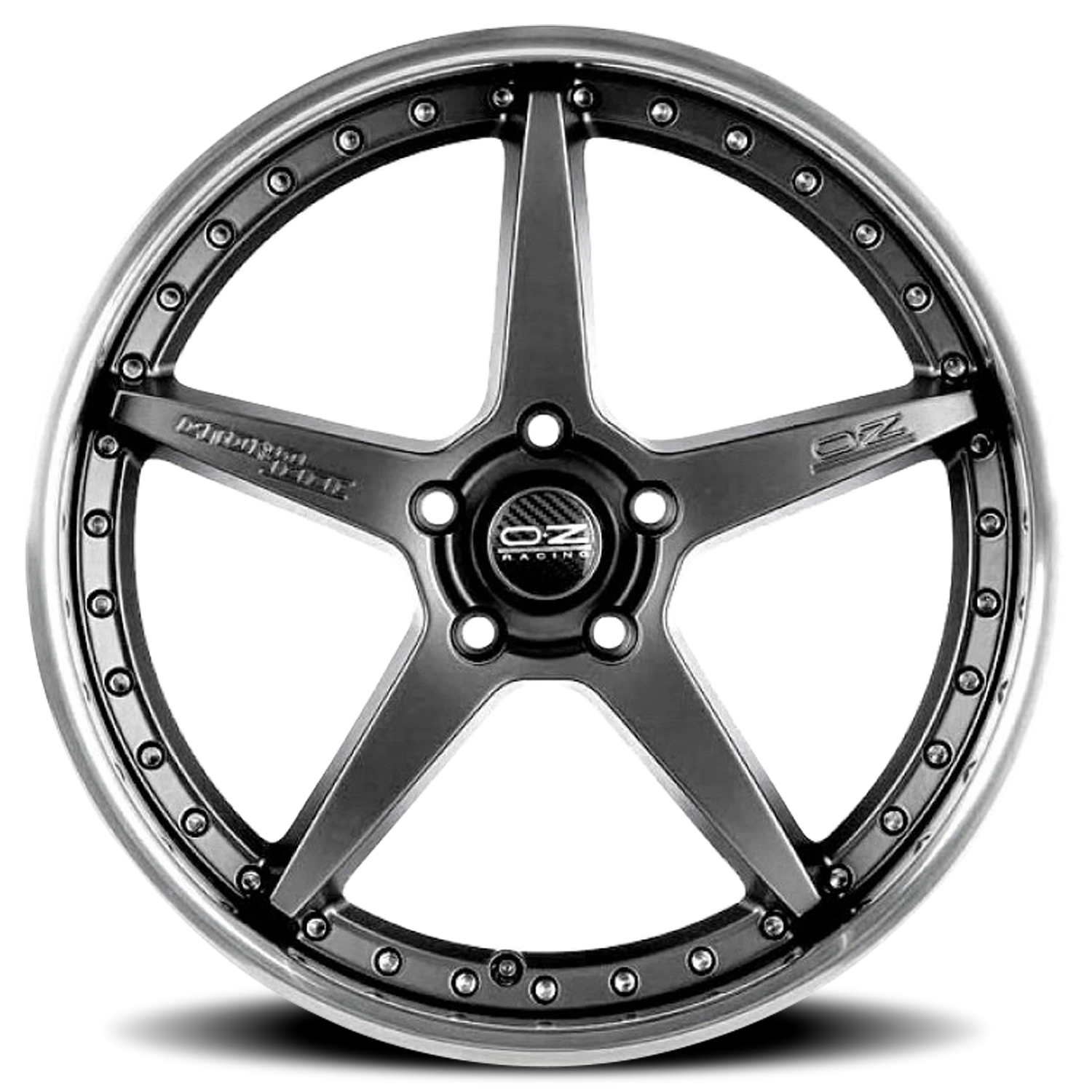 OZ Racing Crono III Matte Graphite Silver 20x9.5 +59 5x114.3mm 75mm - Wheelwiz