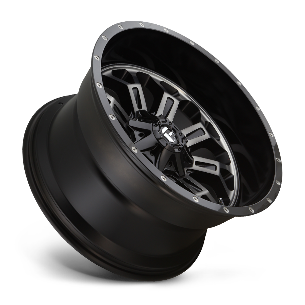 Fuel Offroad D561 CRUSH Gloss Machined Double Dark Tint 20x10 -18 6x135|6x139.7mm 106.1mm - Wheelwiz