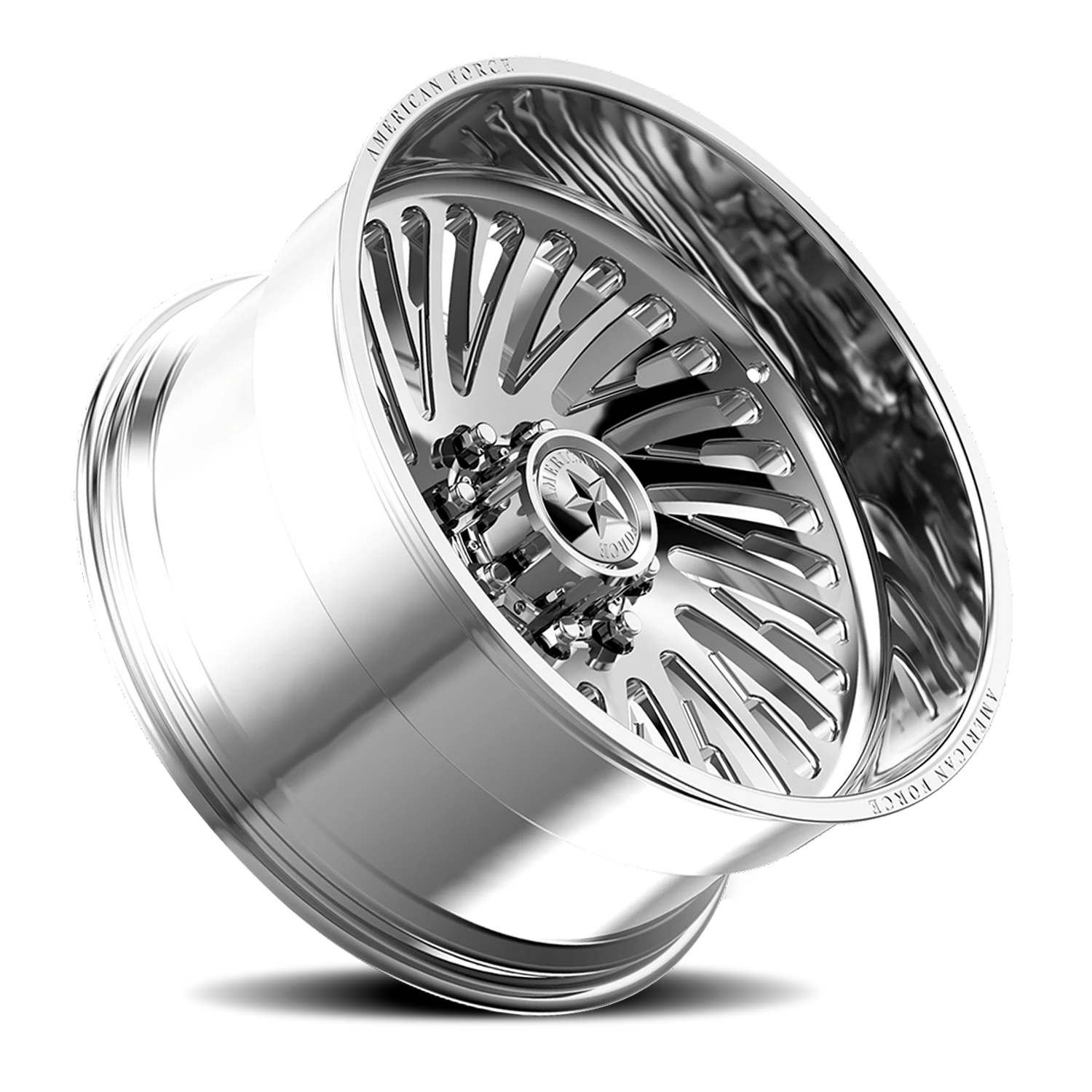 American Force CKH42 Cyclone CC Polished 26x14 -90 8x165.1mm 122mm - Wheelwiz