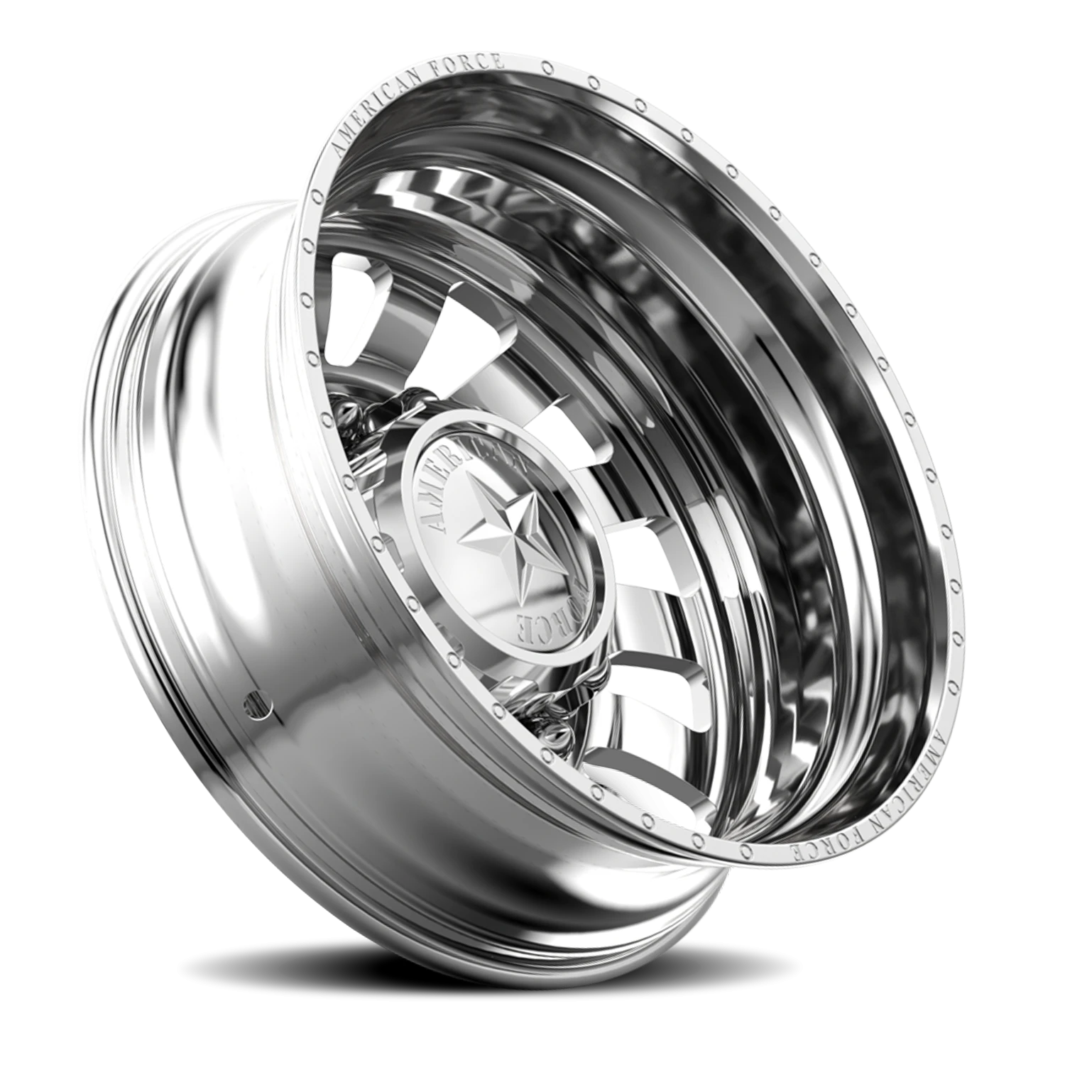 American Force D03 Zink DRW Polished 24x8.25 -145 8x170mm 125mm - Wheelwiz