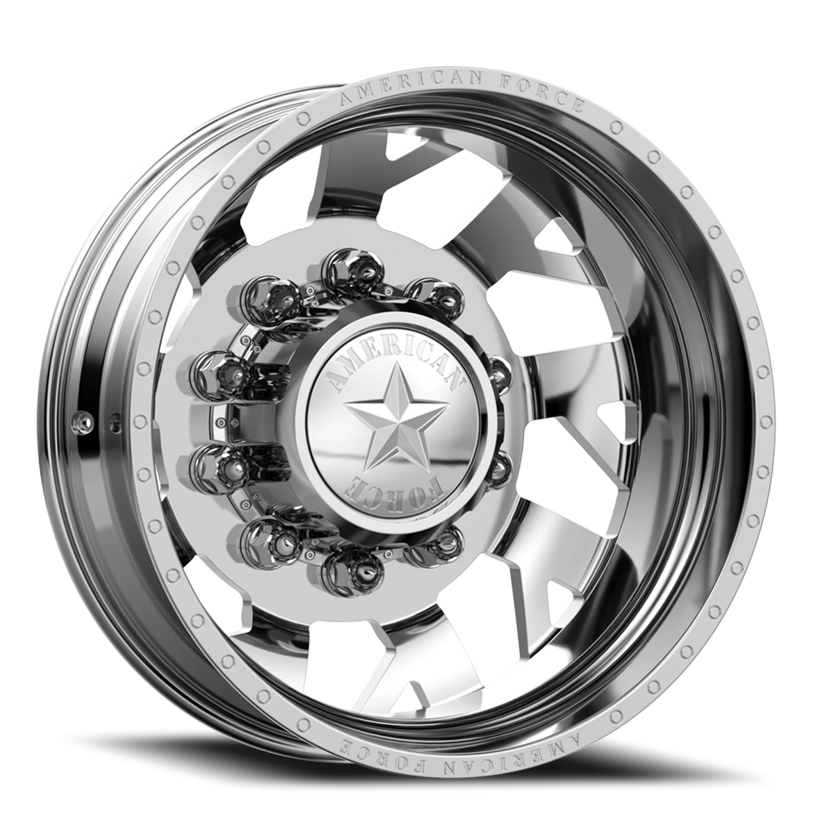 American Force D04 Man O'War DRW Polished 26x8.25 -130 8x165.1mm 117mm - Wheelwiz