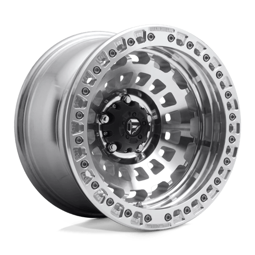 Fuel Offroad D102 ZEPHYR BEADLOCK Gloss Machined 17x9 -15 6x139.7mm 106.1mm - Wheelwiz
