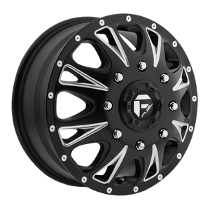 Fuel Offroad D513 THROTTLE Matte Black Milled 17x6.5 +129 8x210mm 154.3mm - Wheelwiz