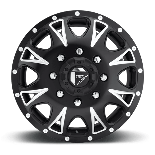 Fuel Offroad D513 THROTTLE Matte Black Milled 17x6.5 +129 8x165.1mm 125.1mm - Wheelwiz