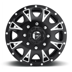 Fuel Offroad D513 THROTTLE Matte Black Milled 17x6.5 +129 8x200mm 142mm - Wheelwiz