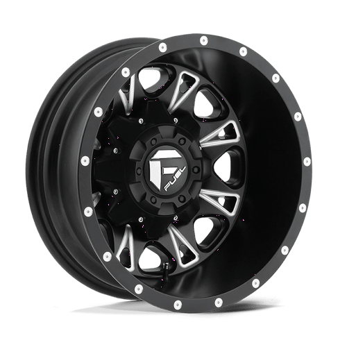 Fuel Offroad D513 THROTTLE Matte Black Milled 17x6.5 -140 8x165.1mm 125.1mm - Wheelwiz