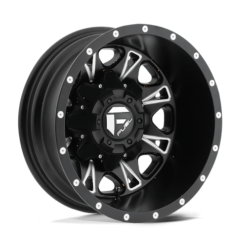 Fuel Offroad D513 THROTTLE Matte Black Milled 17x6.5 -140 8x200mm 142mm - Wheelwiz
