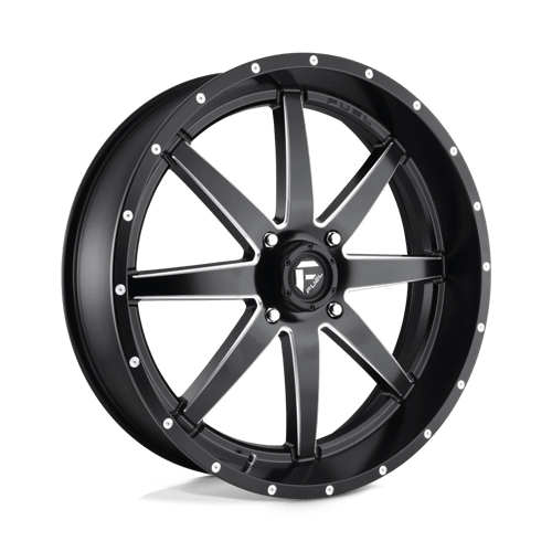Fuel Offroad D538 MAVERICK Matte Black Milled 24x7 +13 4x137mm 110.1mm - Wheelwiz
