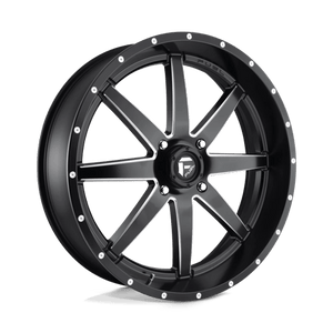 Fuel Offroad D538 MAVERICK Matte Black Milled 24x7 +13 4x156mm 132mm - Wheelwiz