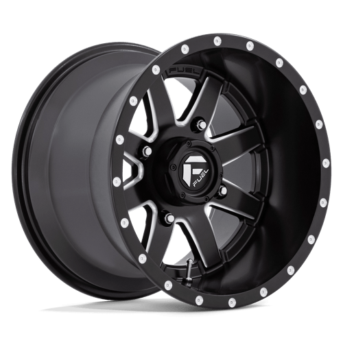 Fuel Offroad D538 MAVERICK Matte Black Milled 15x10 0 4x137mm 110.1mm - Wheelwiz
