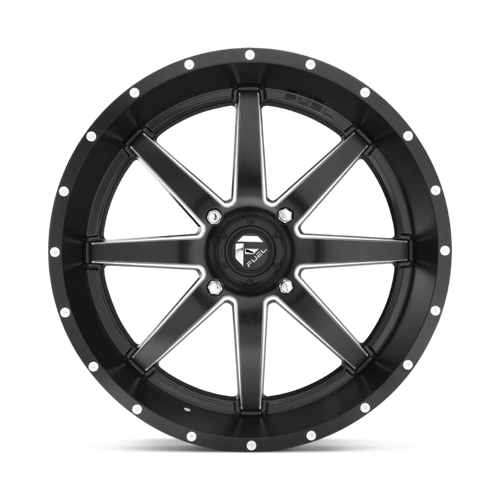 Fuel Offroad D538 MAVERICK Matte Black Milled 22x7 +13 4x137mm 110.1mm - Wheelwiz