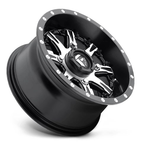 Fuel Offroad D541 NUTZ UTV Matte Black Machined 14x7 +13 4x110mm 79.4mm - Wheelwiz