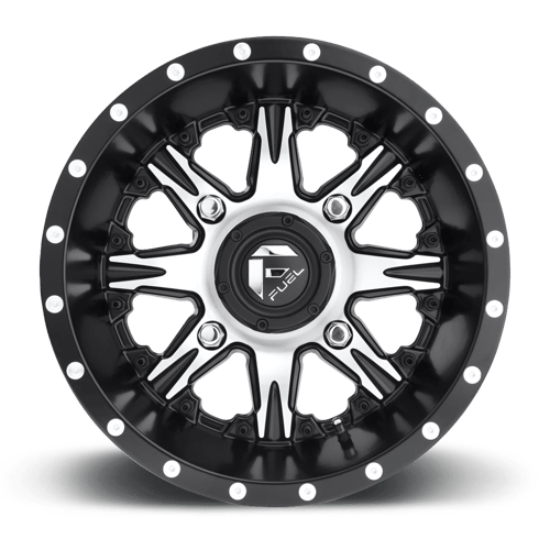 Fuel Offroad D541 NUTZ UTV Matte Black Machined 14x7 +13 4x110mm 79.4mm - Wheelwiz