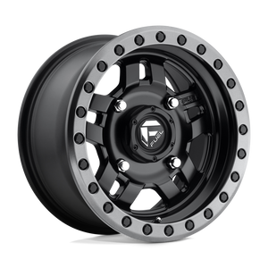 Fuel Offroad D557 ANZA Matte Black Gun Metal Ring 15x7 +13 4x110mm 79.4mm - WheelWiz